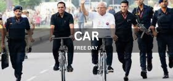 CAR FREE DAY [कार मुक्त दिन]